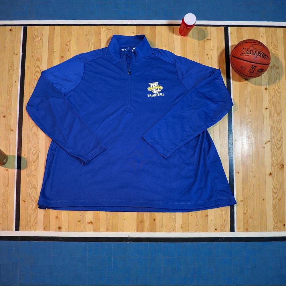 Women’s Marquette Basketball Quarter Zip Pullover (2XL) NEW